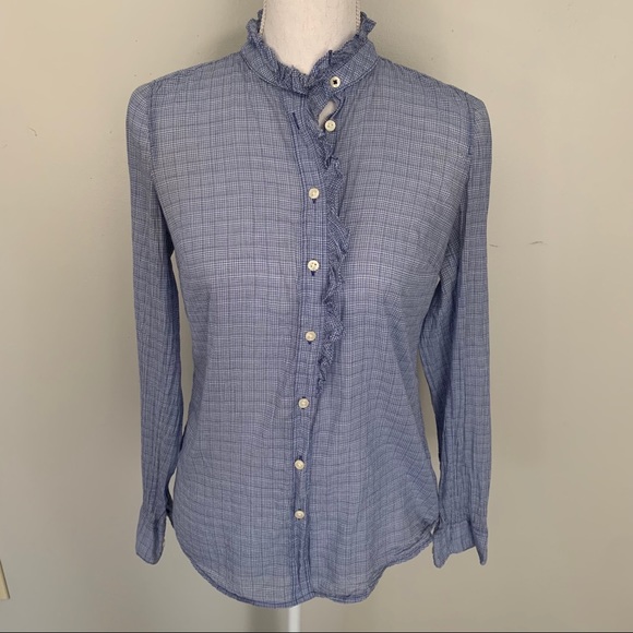 J. Crew // Ruffle Shirt - Picture 4 of 6